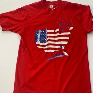 VINTAGE USA GRAPHIC TEE sz Large